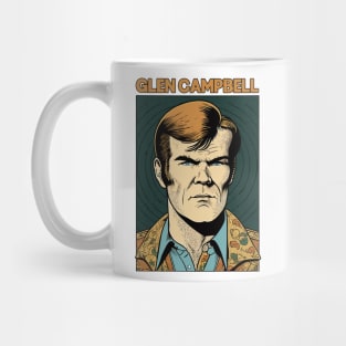 Glen Campbell / Retro Style Fan Design Mug